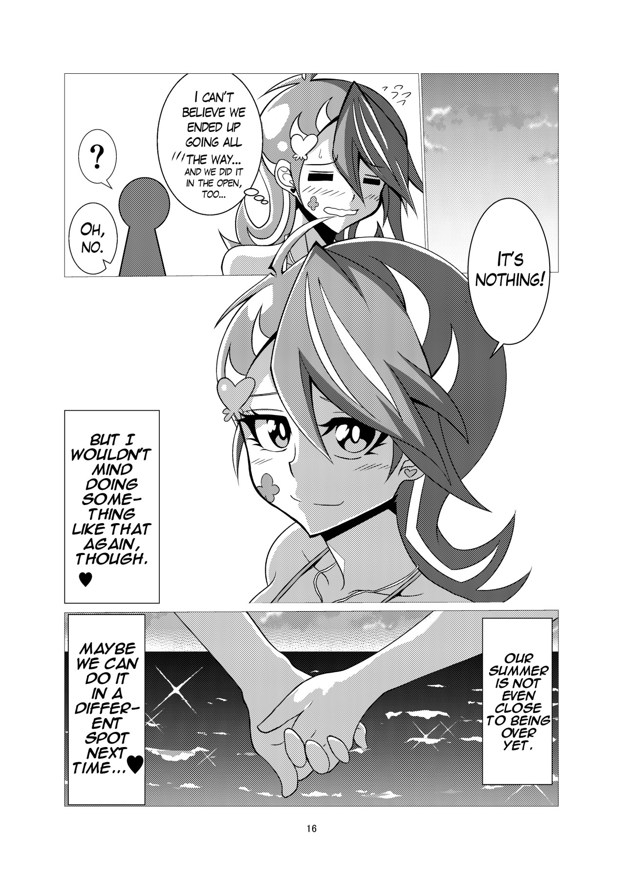 Hentai Manga Comic-Playing With Blue Girl-chan At The Beach-v22m-Read-15